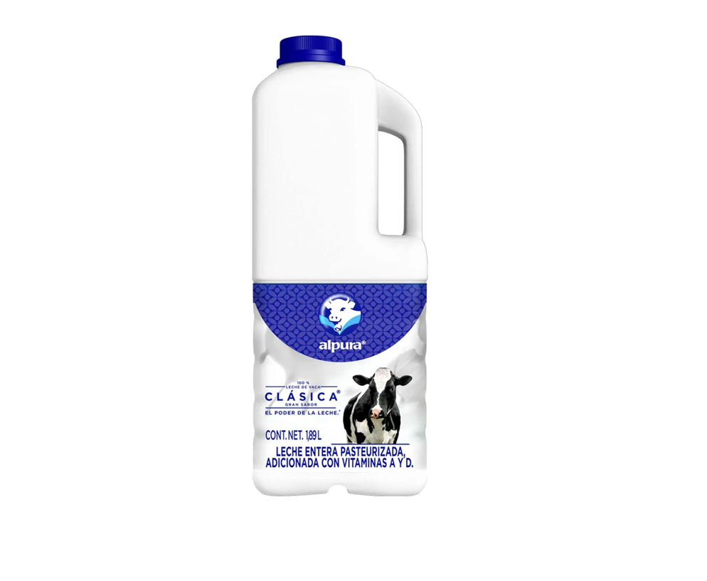 Alpura Pasteurized Classic Alpura Milk Half Gallon 1.89L